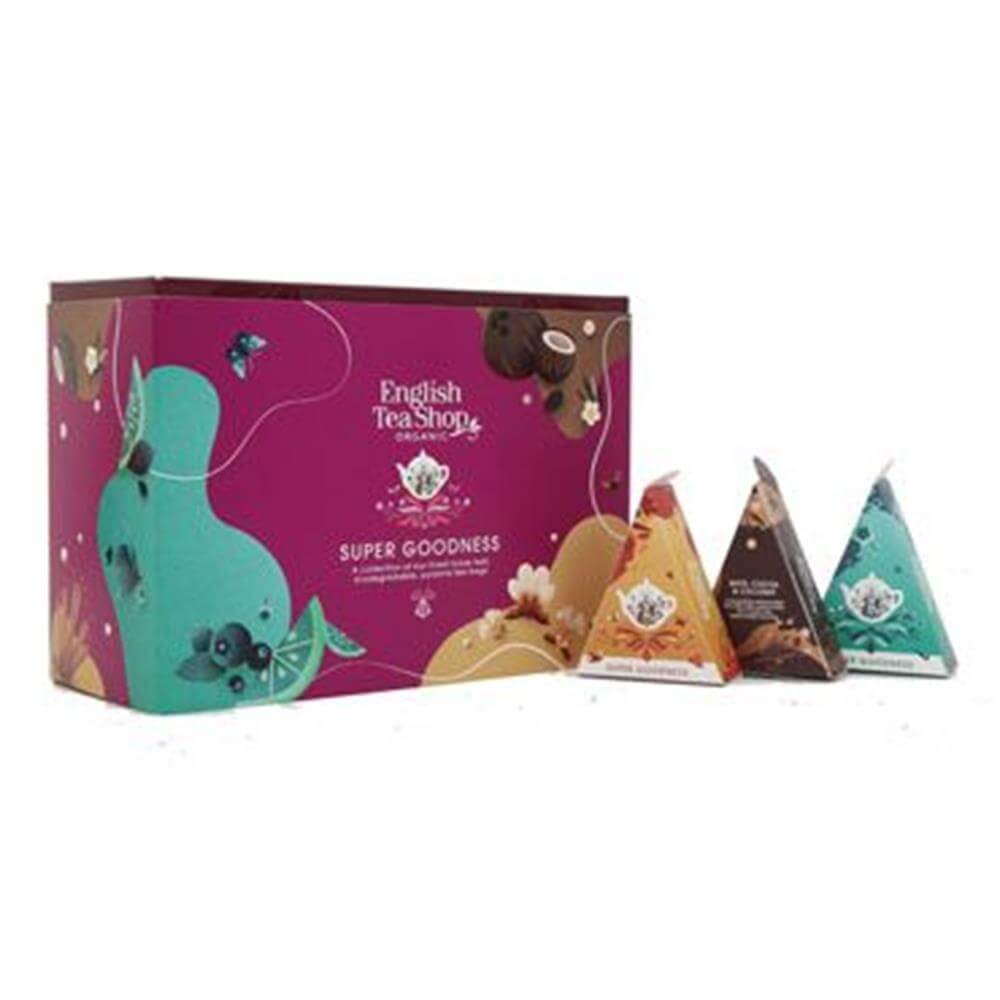 English Tea Shop Super Goodness Collection 12 Pyramid Tea Bags